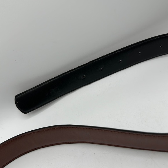 Brown belt with silver buckle - Picture 4 of 7